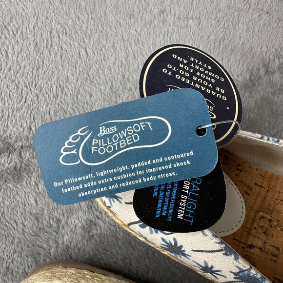 Bass Jenny Palm Tree Espadrille Flats‎ Size 8M NWT Coastal Boho - Picture 10 of 15